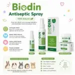 BIODIN NATURAL ANTISEPTIC SPRAY 100 ML / OBAT SPRAY SCABIES