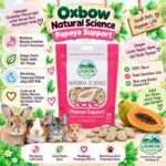 OXBOW NATURAL SCIENCE PAPAYA SUPPORT, VITAMIN PENCERNAAN KELINCI MARMUT