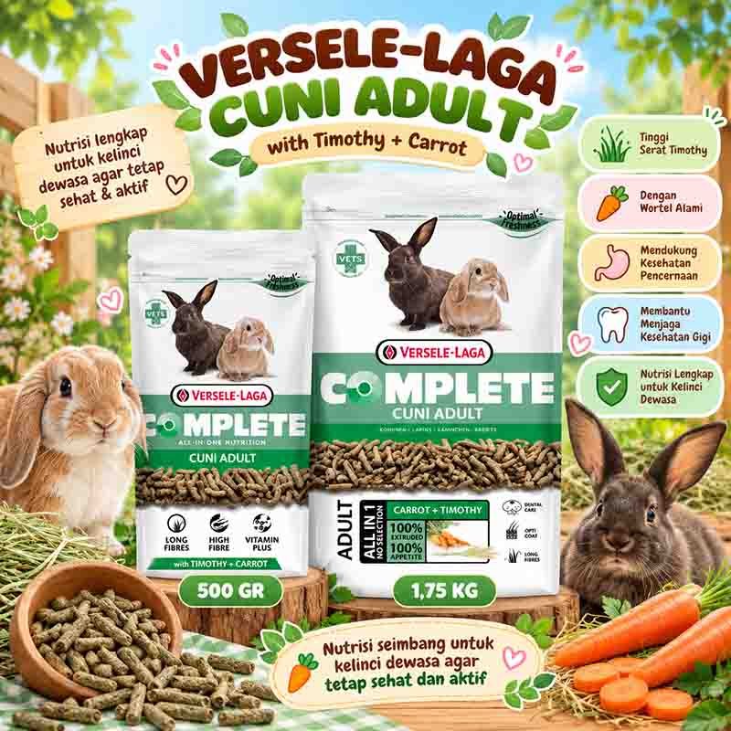 web VERSELE LAGA CUNI ADULT / MAKANAN KELINCI / PELLET KELINCI - Image 1