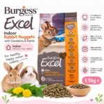 BURGESS EXCEL INDOOR ADULT RABBIT NUGGETS WITH DANDELION 1,5 KG / MAKANAN KELINCI / PELLET KELINCI PREMIUM