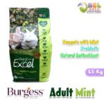 BURGESS EXCEL NUGGETS WITH MINT ADULT RABBIT 1,5 KG