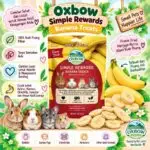 OXBOW SIMPLE REWARD BANANA TREATS 1 OZ 30 GR / SNACK KELINCI, MARMUT