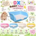DX TOILET RABBIT L / TOILET KELINCI L /POTTY TRAIN KELINCI / POTTY KELINCI BESAR
