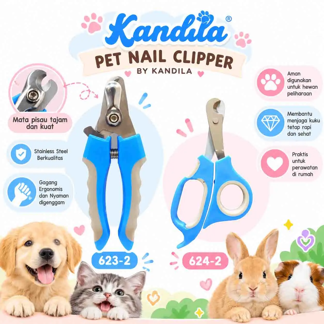 web PET NAIL CLIPPER BY KANDILA - Image 1