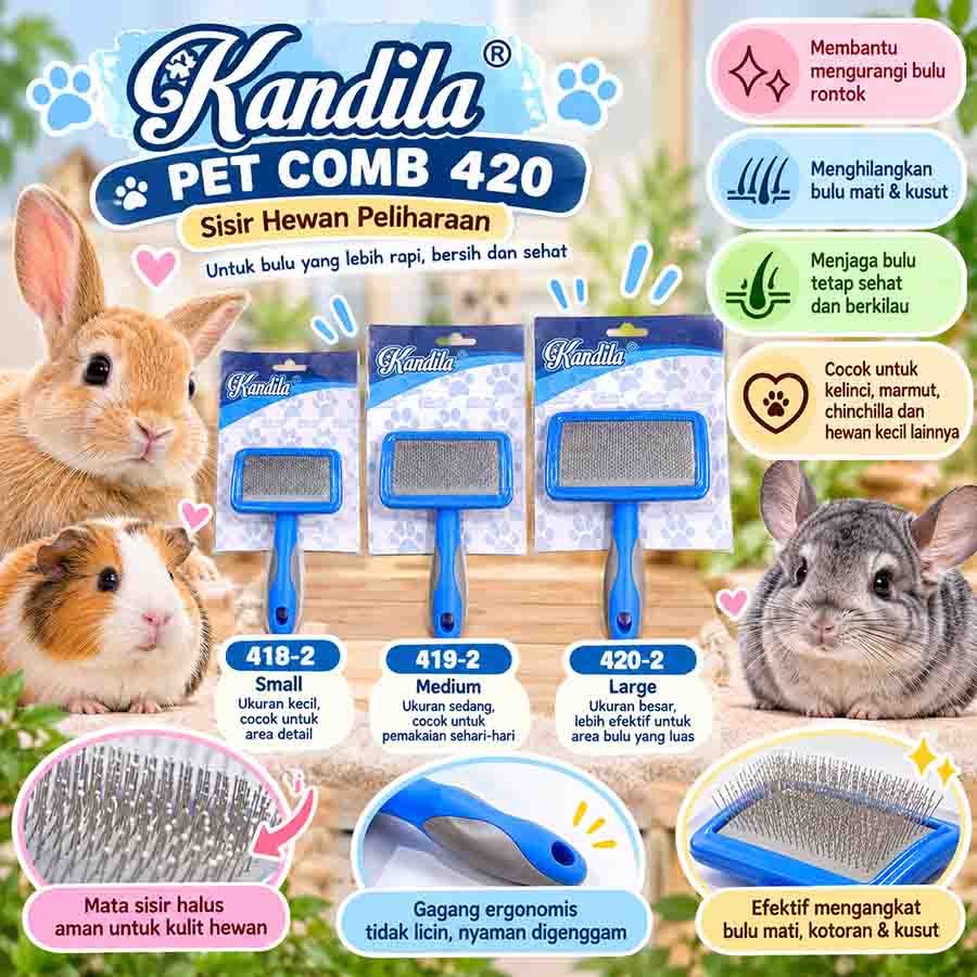 web SISIR KANDILA / SISIR KELINCI, MARMUT, CHINCHILLA, KUCING - Image 1