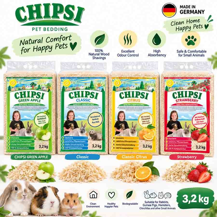 web CHIPSI - PET BEDDING 3,2 KG / SERBUK KAYU / SERAP PIPIS SMALL ANIMALS - Image 1