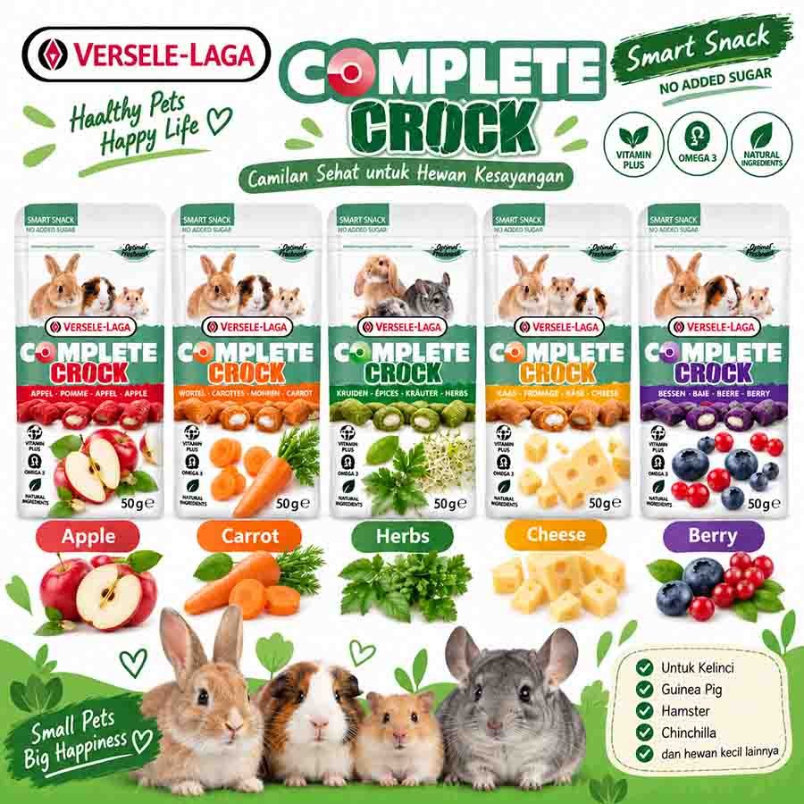 web COMPLETE CROCK BY VERSELE LAGA / SNACK KELINCI, MARMUT, CHINCHILLA - Image 1