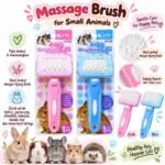 MASSAGE BRUSH FOR SMALL ANIMALS BY JOLLY / SISIR PIJAT KELINCI, MARMUT, KUCING, ANJING