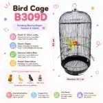 BIRD CAGE 503-1 / KANDANG BURUNG