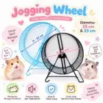 JOGGING WHEEL | RUNNING WHEEL HAMSTER, SUGAR GLIDER, HEDGEHOG