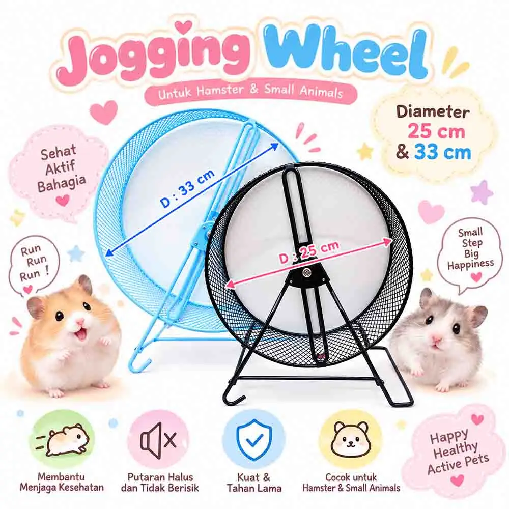 web JOGGING WHEEL | RUNNING WHEEL HAMSTER, SUGAR GLIDER, HEDGEHOG - Image 1