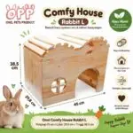 COMFY HOUSE L RABBIT HOUSE / Rumah kelinci / Small Animals House
