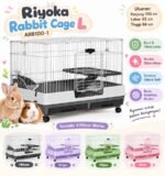 RIYOKA RABBIT CAGE / KANDANG KELINCI, MARMUT, KUCING, ANJING KECIL
