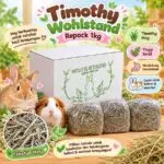 TIMOTHY HAY by WOHLSTAND 1kg/makanan kelinci marmut chinchilla/wohlstand hay agriculture