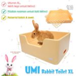 UMI RABBIT TOILET XL / Toilet ukuran besar kelinci, marmut / Potty Tray / Toilet hewan