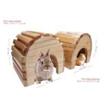 ONEL WOOD PIXI  HOUSE XS / TUNNEL KELINCI, MARMUT / TEMPAT SEMBUNYI MARMUT